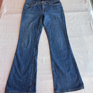 VINTAGE Y2k Denim Flared Denim Jeans Size 10 Distressed Mossimo Stretch …